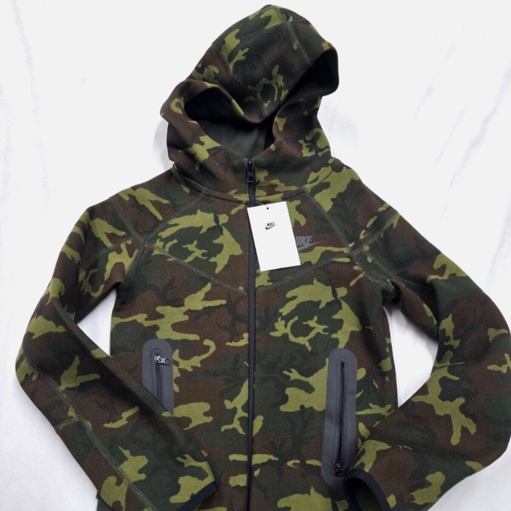 Kids camo Nike Tech hoodie